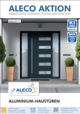 Aleco Aktion Aluminium Haustüren
